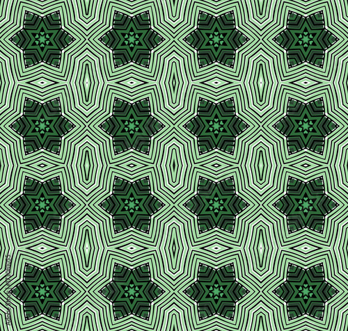 Seamless striped vector pattern. Vintage colored decorative repainting background with tribal and ethnic motifs. Abstract geometric roughly hatched shapes colored with hand drawn brush stokes.
