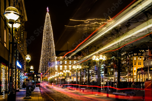 Hamburgs Christmas tree at Town hall
