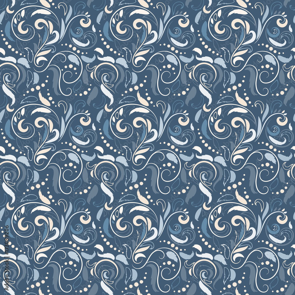Baroque seamless pattern