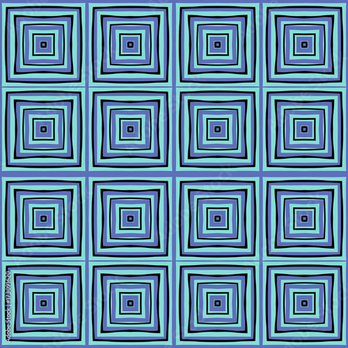 Seamless striped vector pattern. Vintage colored decorative repainting background with tribal and ethnic motifs. Abstract geometric roughly hatched shapes colored with hand drawn brush stokes.