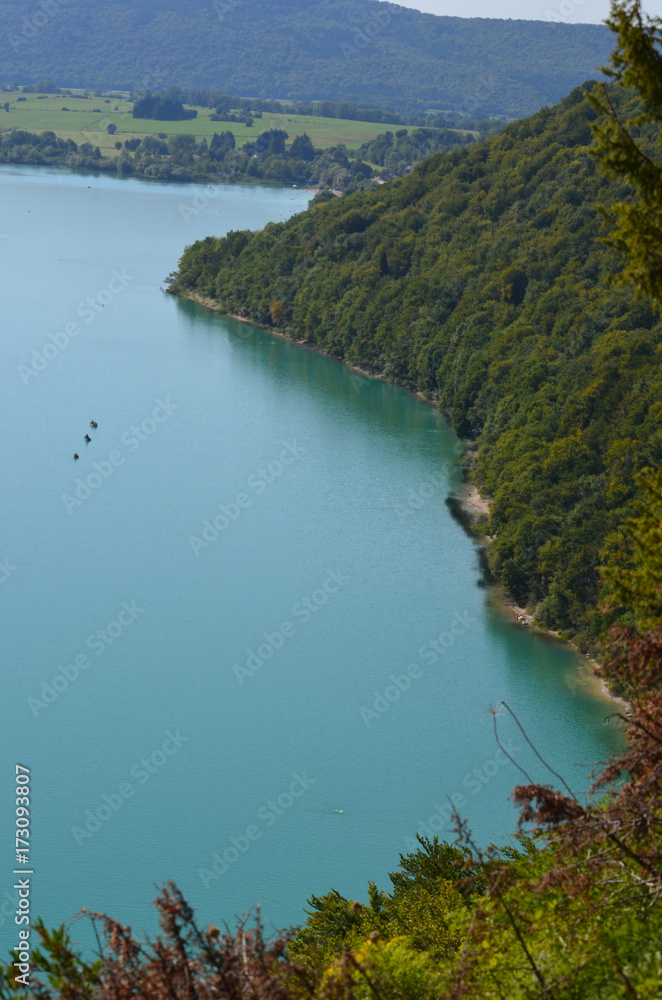 Naklejka premium lac de chalain