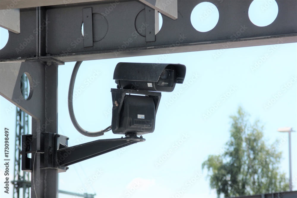 Security Camera / Safety by monitoring / Surveillance cameras are everywhere today and watch us step and step Security Camera / Safety by monitoring / Surveillance cameras are everywhere today and watch us step and step