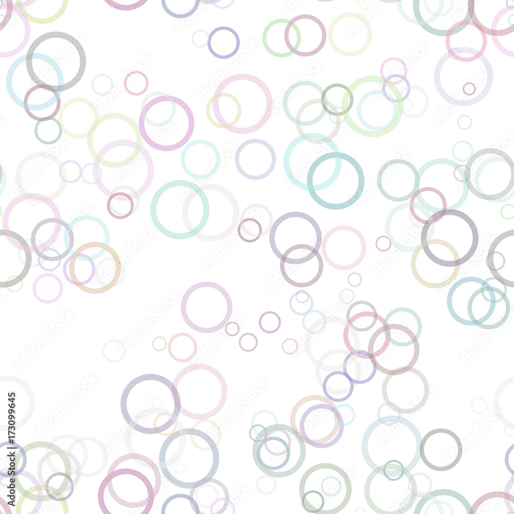 Seamless geometric circle pattern background - vector graphic design from varying sized rings with opacity effect Seamless geometric circle pattern background - vector graphic design from varying sized rings with opacity effect