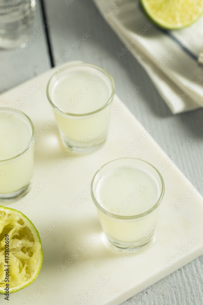 Boozy Lime and Vodka Kamikaze Shots Boozy Lime and Vodka Kamikaze Shots