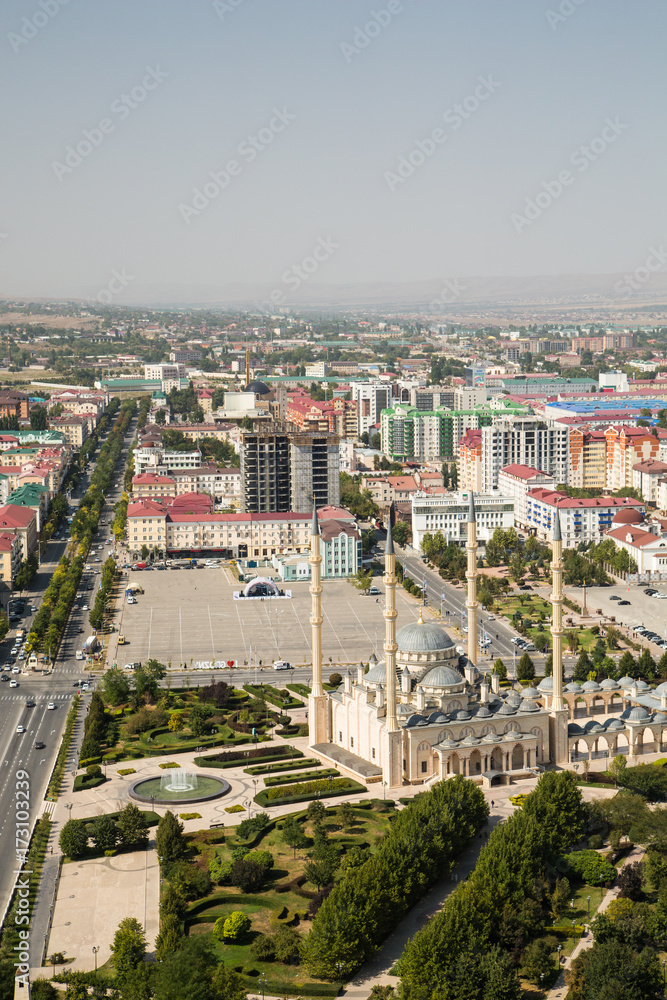 Gozny city the capital of Chechnya