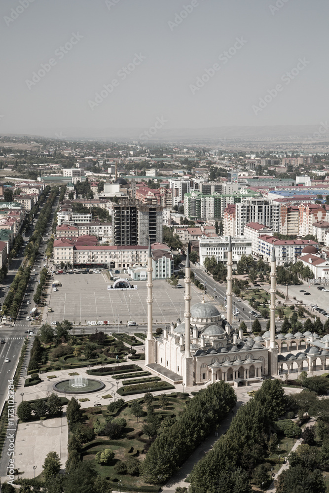 Gozny city the capital of Chechnya