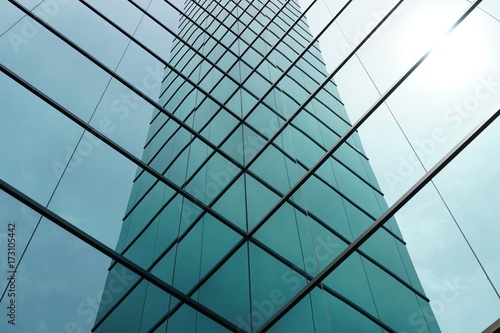 Glass Reflecting Building