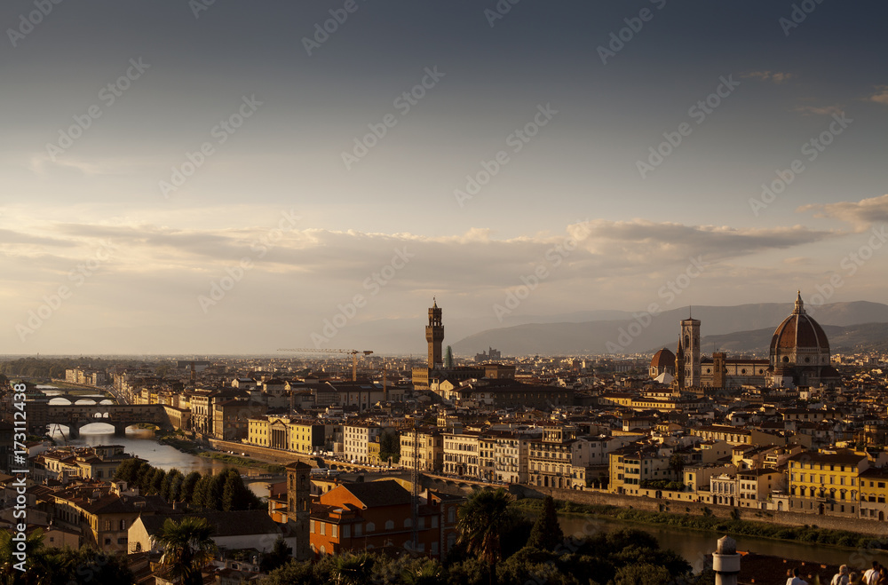Sunset over Florence Sunset over Florence