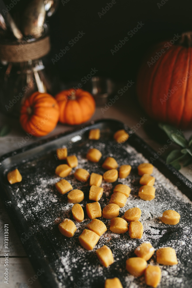 Fresh pumpkin gnocchi Fresh pumpkin gnocchi