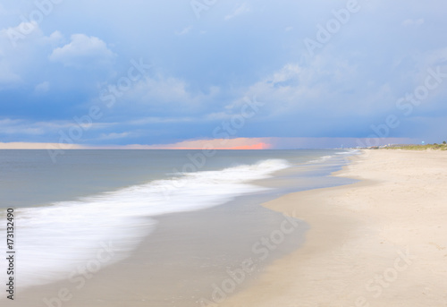 Beach Sunset in Oak Island, North Carolina