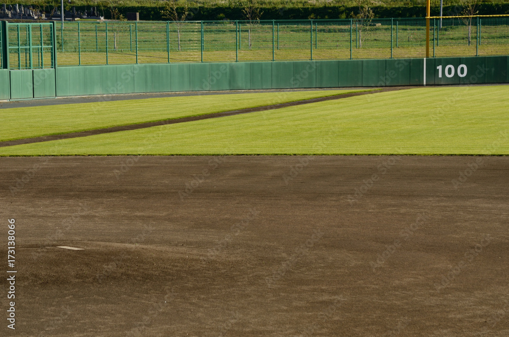 Obraz premium 野球場。マウンド