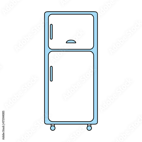 fridge kitchenware icon image vector illustration design
