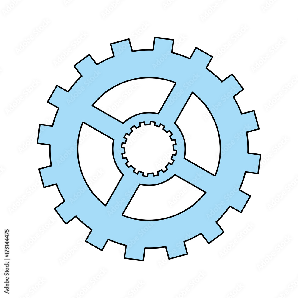 single gear icon image vector illustration design single gear icon image vector illustration design