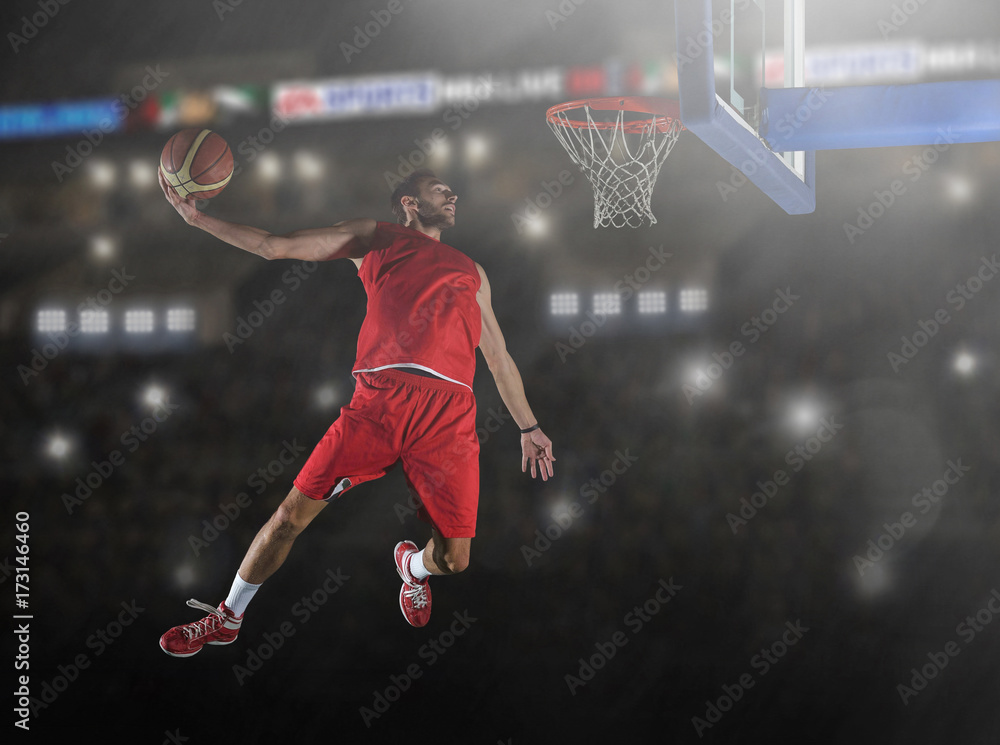 Fototapeta premium basketball player in action
