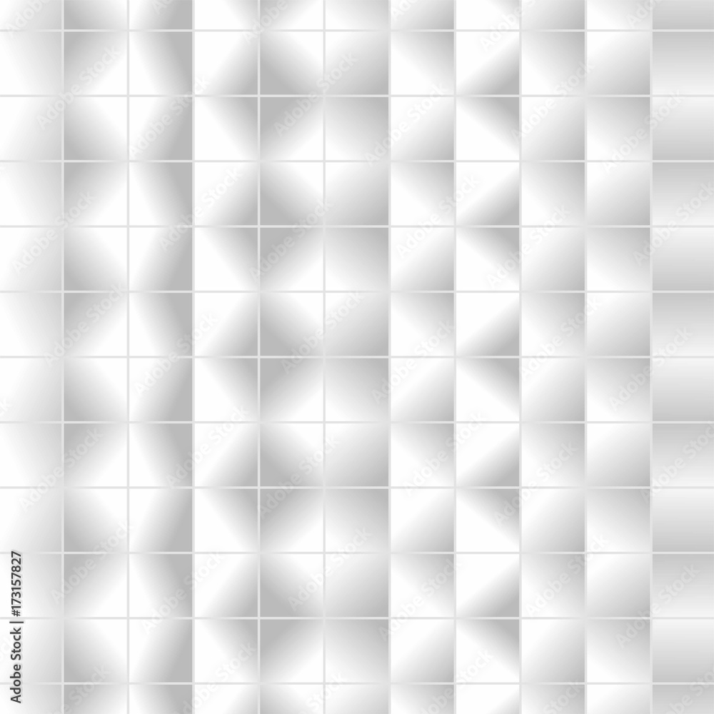 Obraz premium Abstract pattern Gray and white Square texture Square