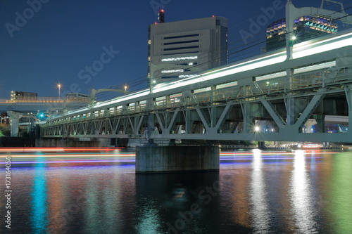 隅田川に架かる鉄橋