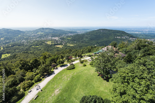 Views of Baden-Baden from Mount Merkur Fototapet