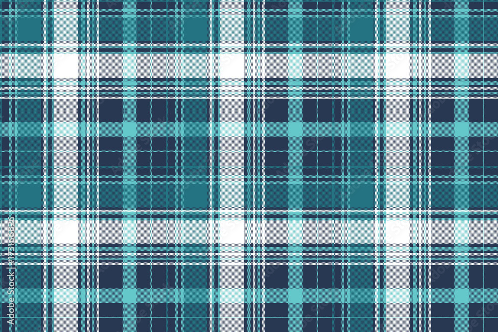 Blue pixel check tartan seamless fabric texture Blue pixel check tartan seamless fabric texture