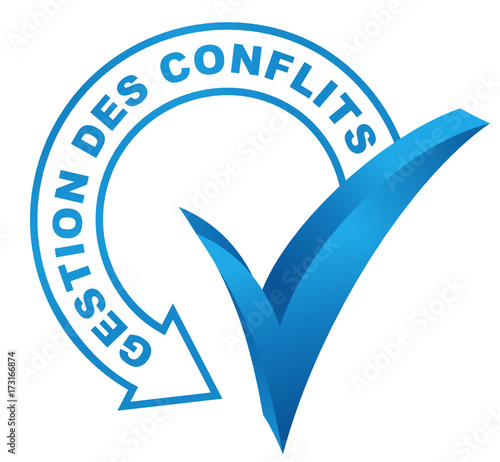 gestion des conflits sur symbole validé bleu