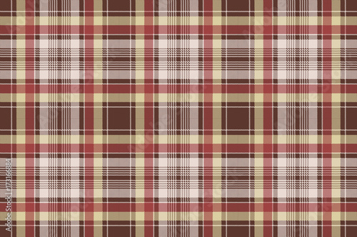 Red pixel fabric texture plaid seamless pattern