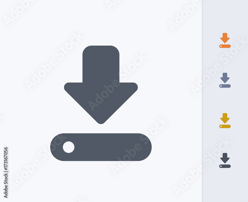 Drive Download - Carbon Icons. A professional, pixel-perfect icon designed on a 32 x 32 pixel grid and redesigned on a 16 x 16 pixel grid for very small sizes.
