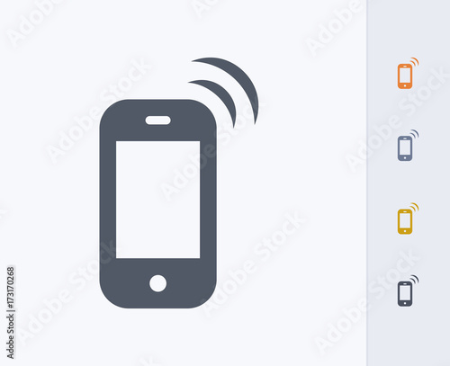 Phone Tethering - Carbon Icons. A professional, pixel-perfect icon designed on a 32 x 32 pixel grid and redesigned on a 16 x 16 pixel grid for very small sizes.