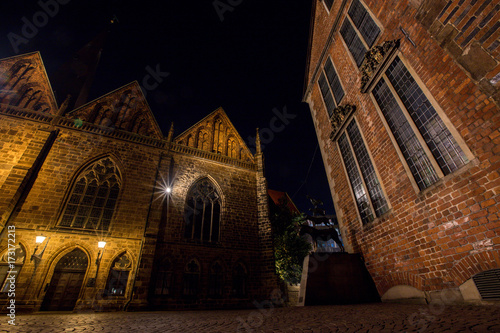 Bremer Altstadt bei Nacht