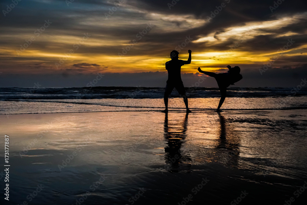 Obraz premium Fight till death