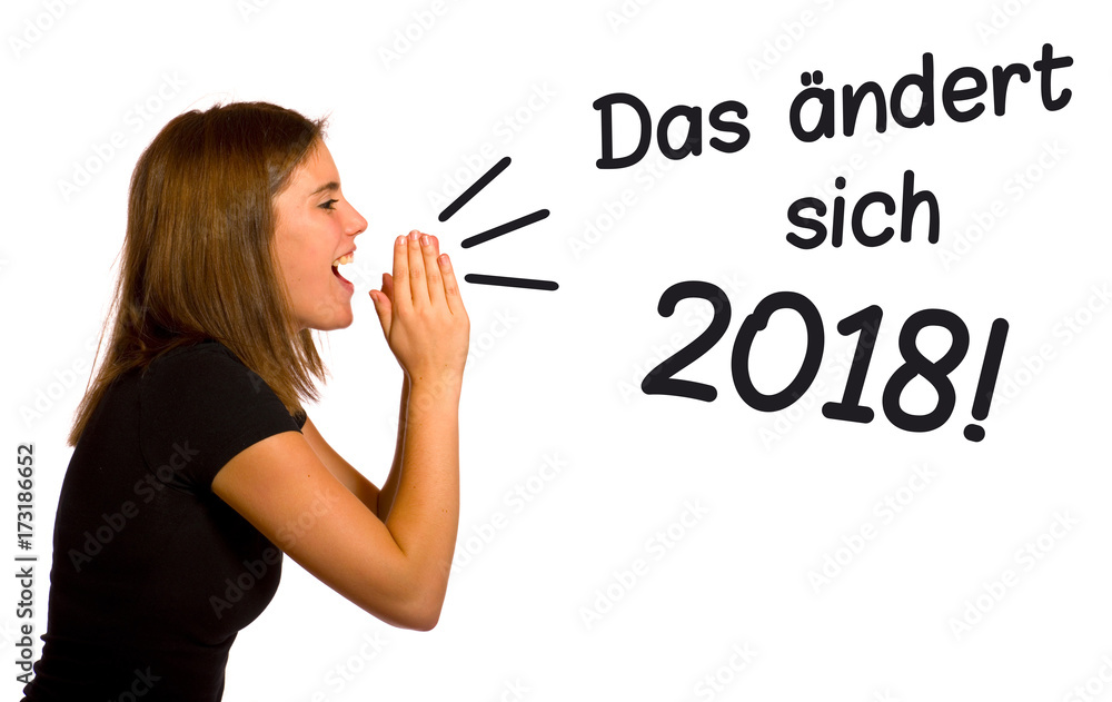 Obraz premium Das ändert sich 2018
