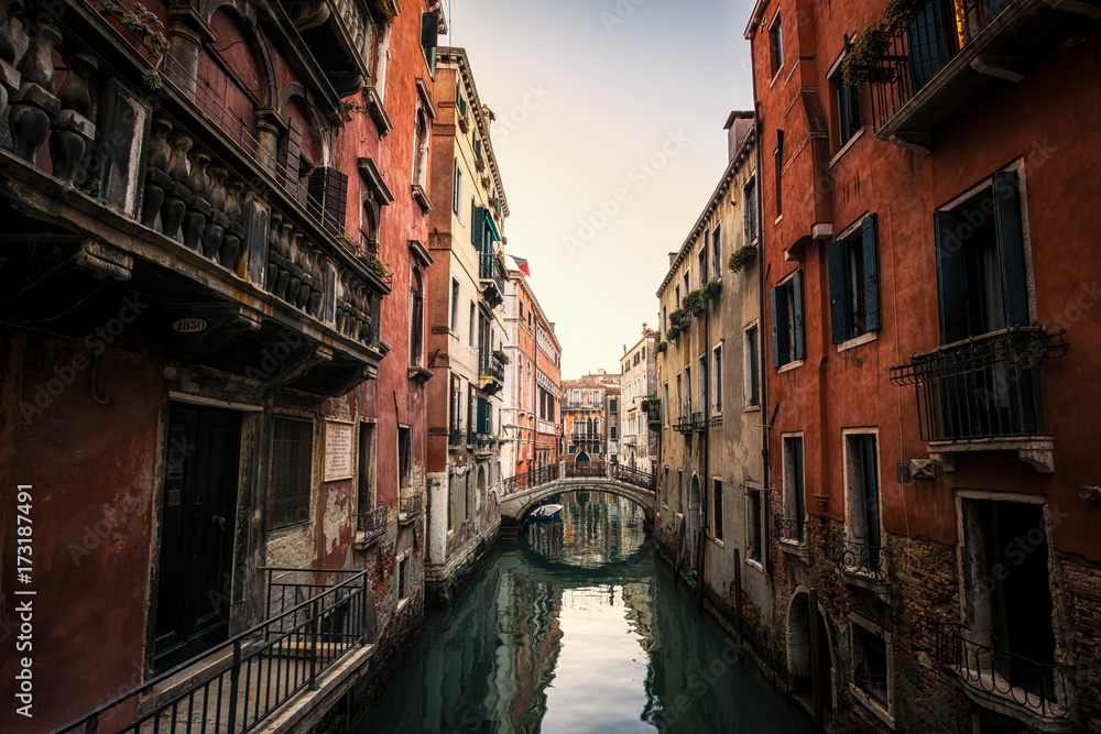 Venice Canal in the morning