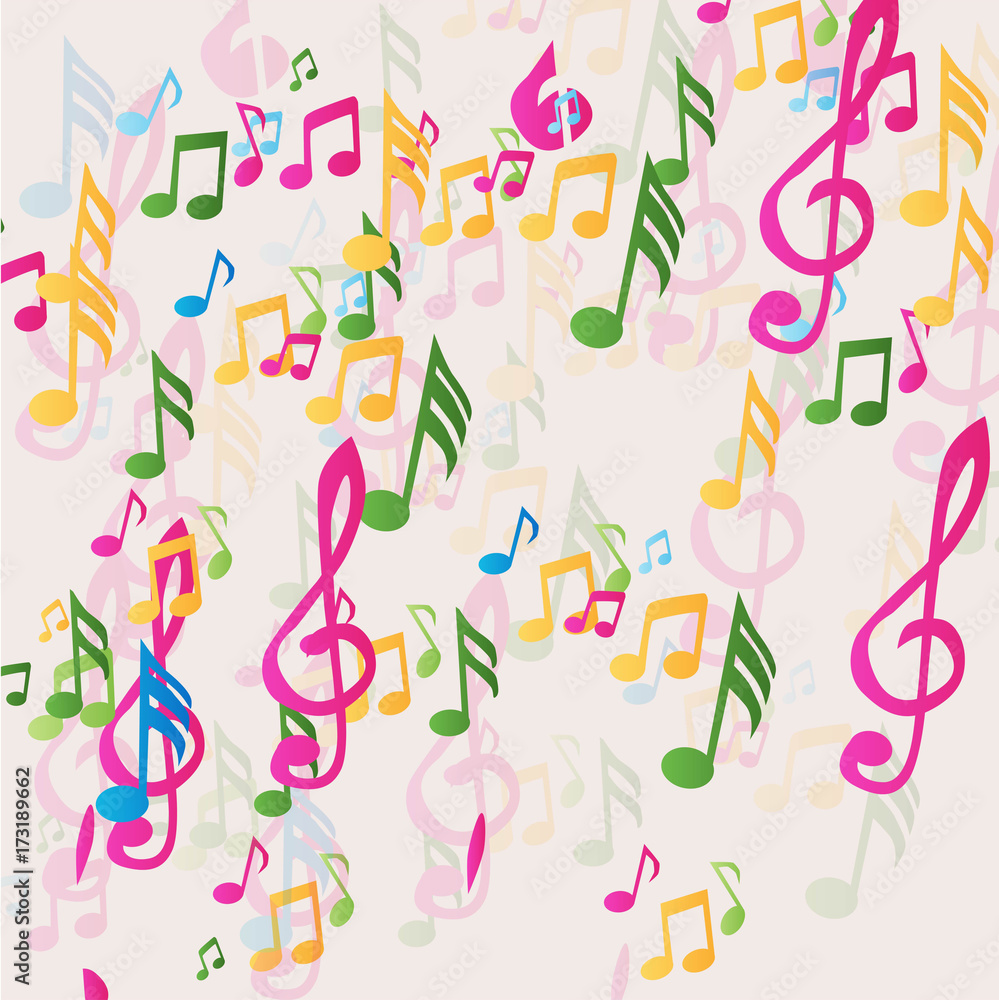 Abstract music background Abstract music background