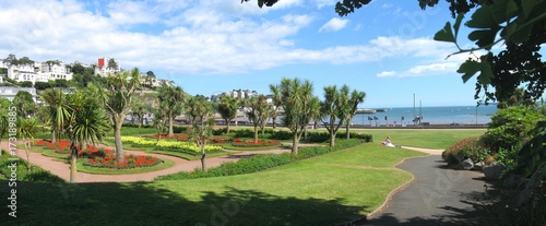 Torquay is a landmark touris town in Souther England on English Riviera.