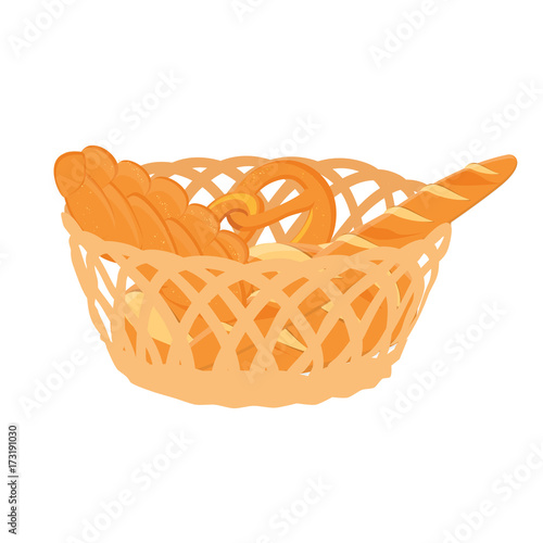 Basket with bread