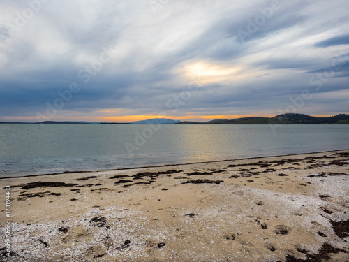 Sunset somewhere on the east coast of Tasmania