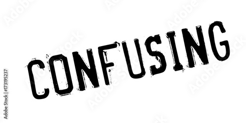 Confusing rubber stamp. Grunge design with dust scratches. Effects can be easily removed for a clean, crisp look. Color is easily changed.