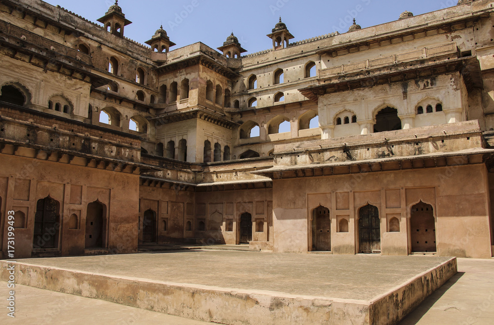Orchha fort (Jahangir Mahal), Orchha, Madhya Pradesh, India