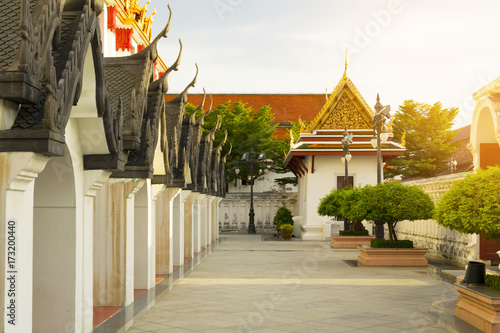 Loha Prasat on Ratchadamnern Road, Bangkok, Thailand photo