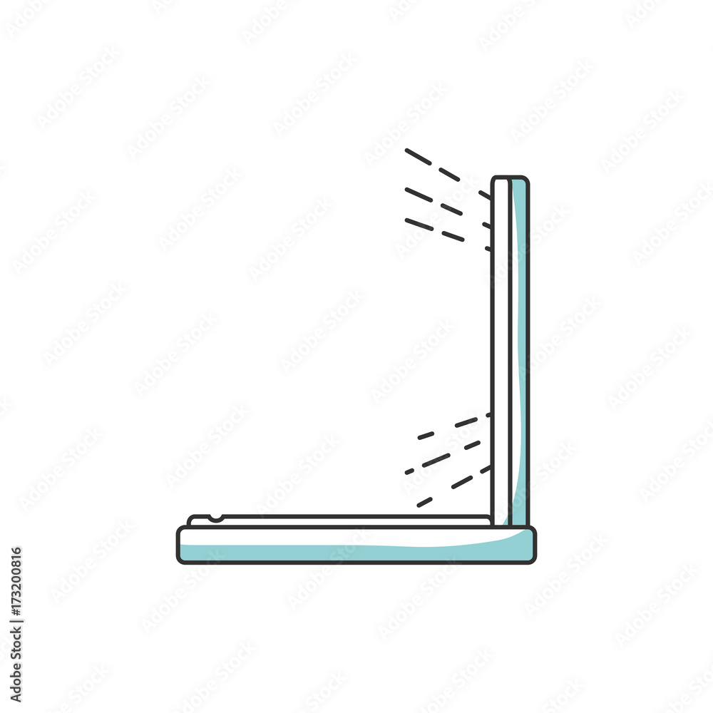 Naklejka premium laptop computer icon