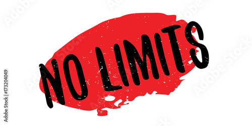 No Limits rubber stamp. Grunge design with dust scratches. Effects can be easily removed for a clean, crisp look. Color is easily changed.