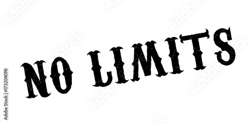 No Limits rubber stamp. Grunge design with dust scratches. Effects can be easily removed for a clean, crisp look. Color is easily changed.