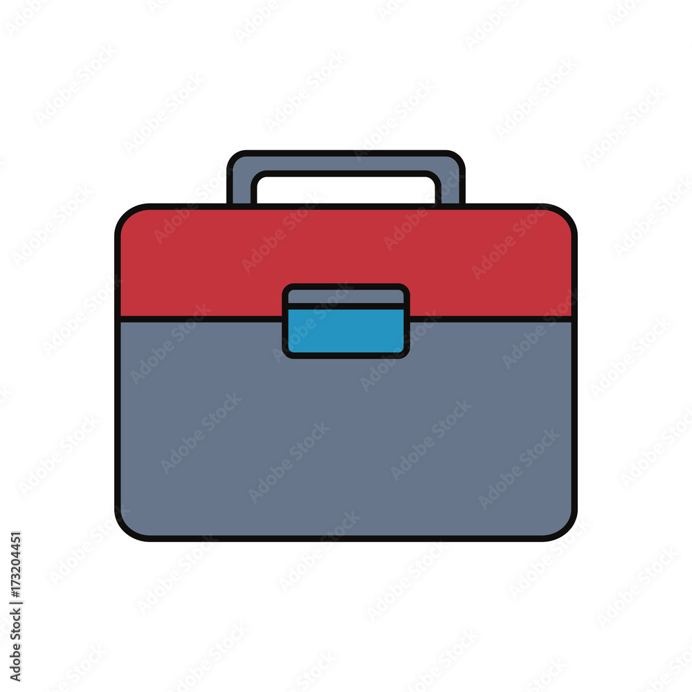 briefcase icon over white background vector illustration briefcase icon over white background vector illustration