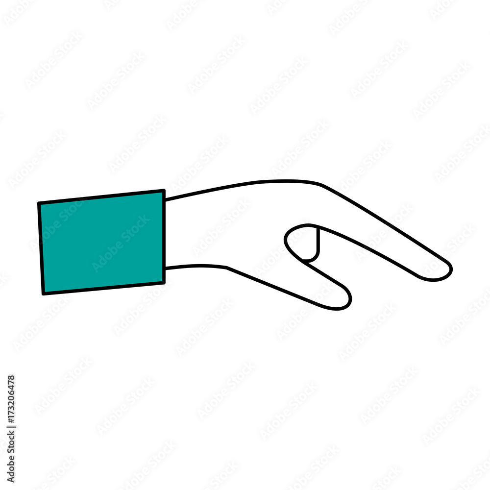 Hand touching something icon vector illustration graphic design Hand touching something icon vector illustration graphic design