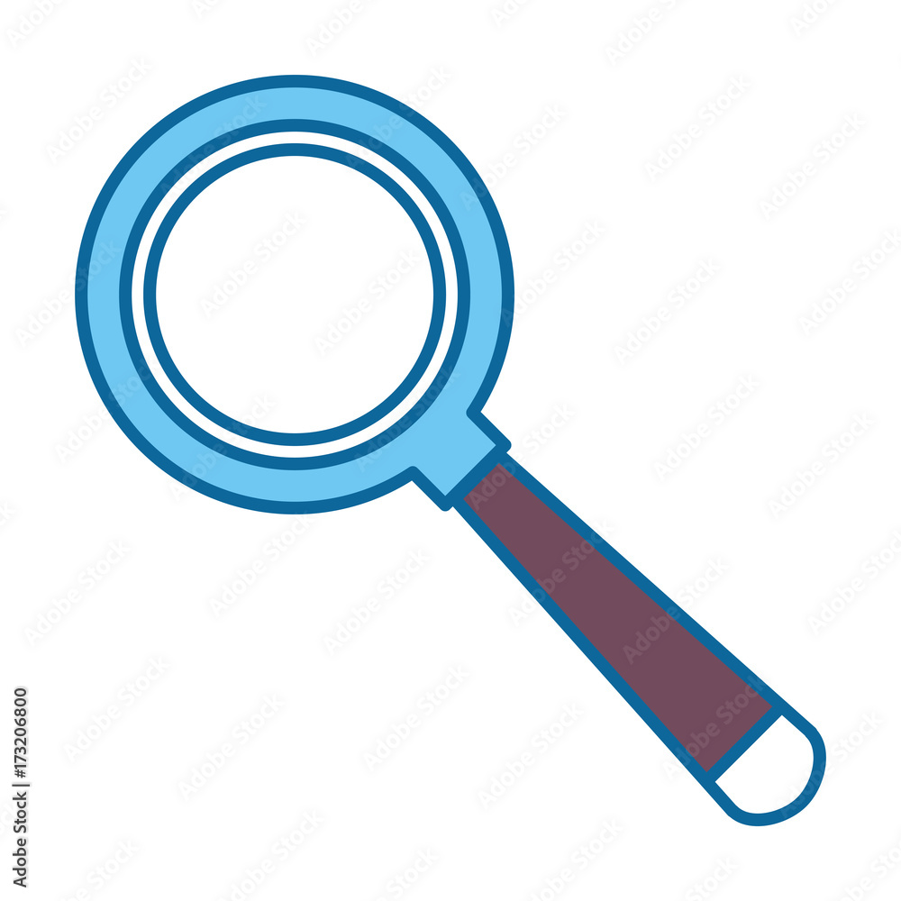 magnifying glass isolated icon magnifying glass isolated icon