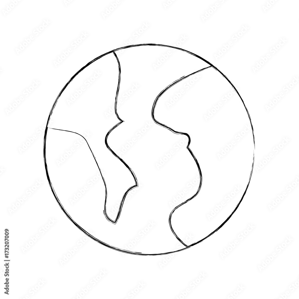 planet earth world system solar icon planet earth world system solar icon