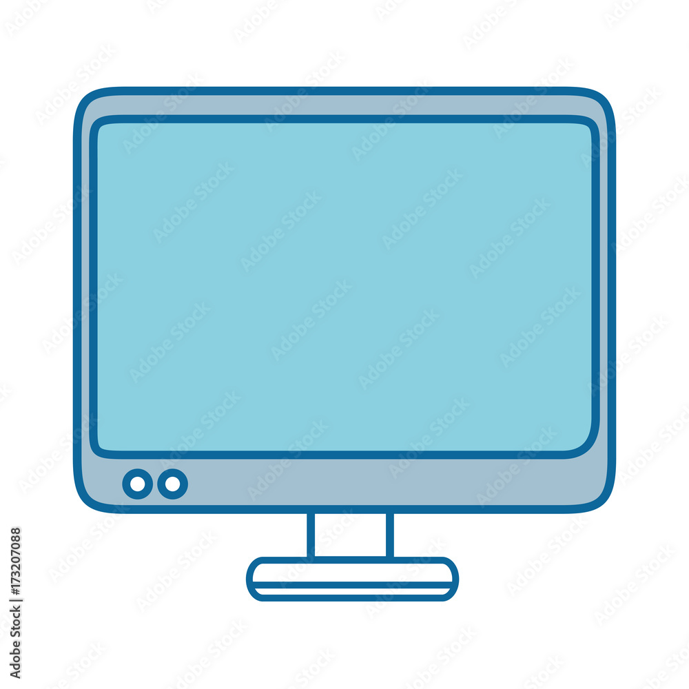 computer display isolated icon computer display isolated icon