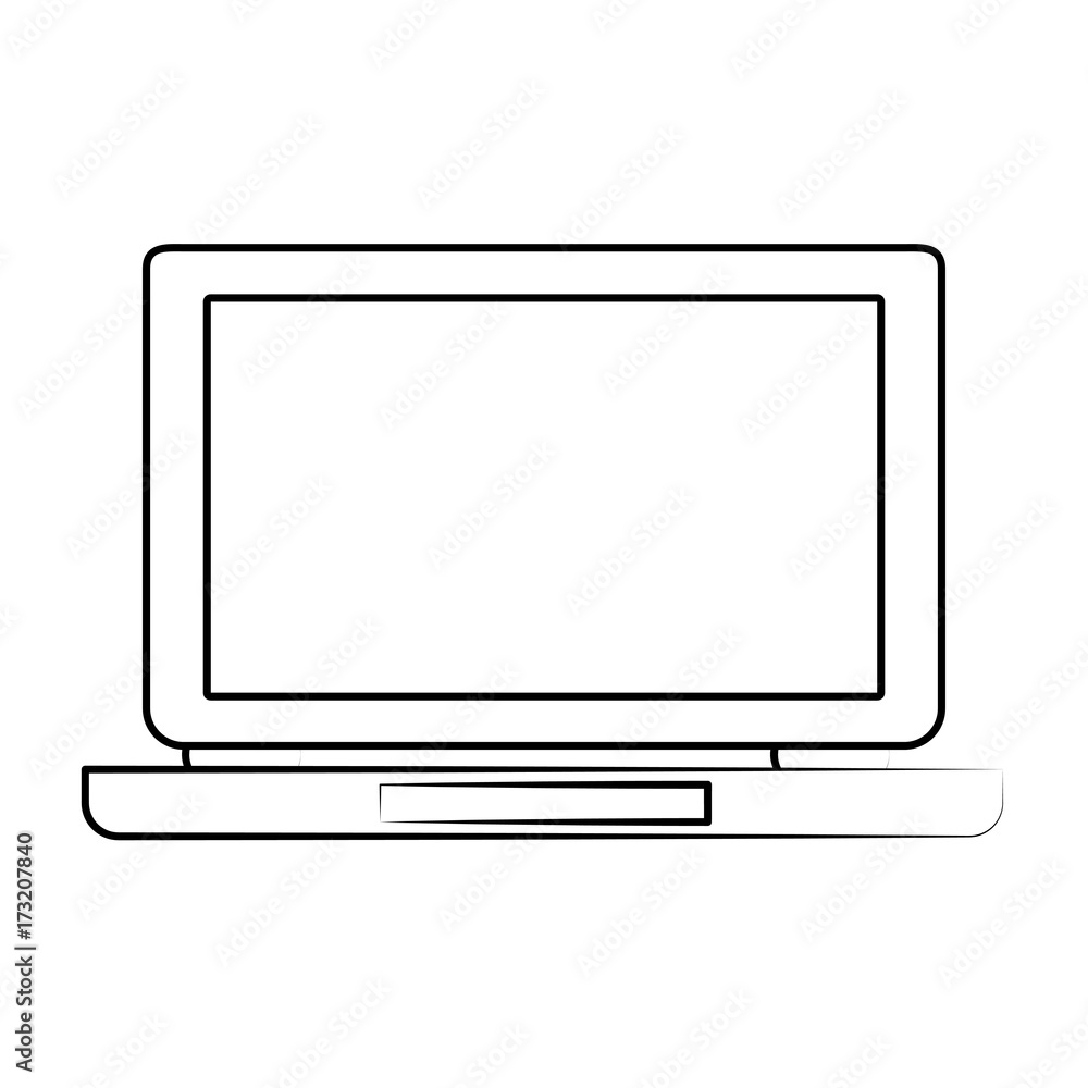 Laptop pc technology icon vector illustration graphic design Laptop pc technology icon vector illustration graphic design