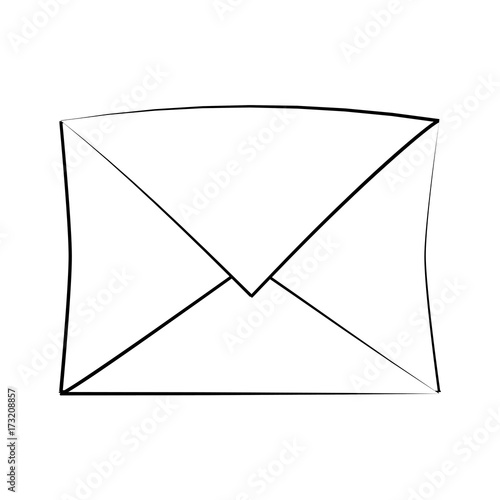 Envelope message symbol icon vector illustration graphic design