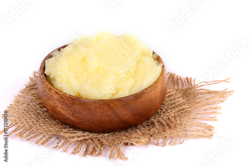 Desi ghee or clariified liquid butter, cooking oil, pure ghee  photo
