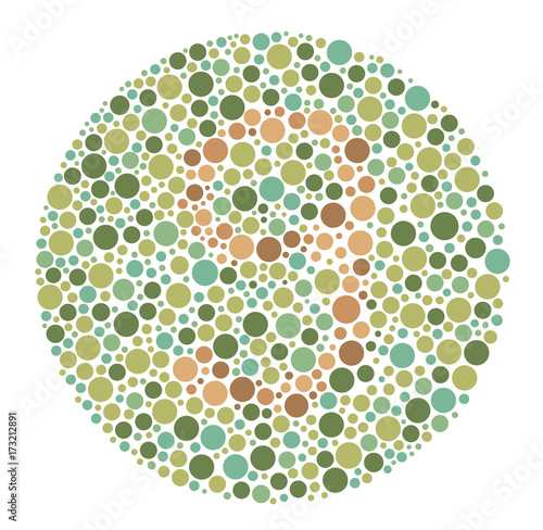 Ishihara test to detect color blindness