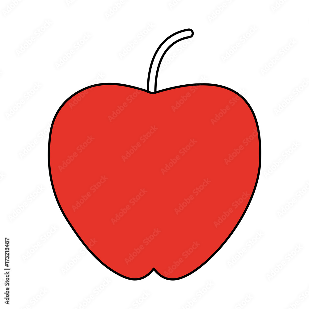 Delicious apple fruit icon vector illustration graphic design Delicious apple fruit icon vector illustration graphic design